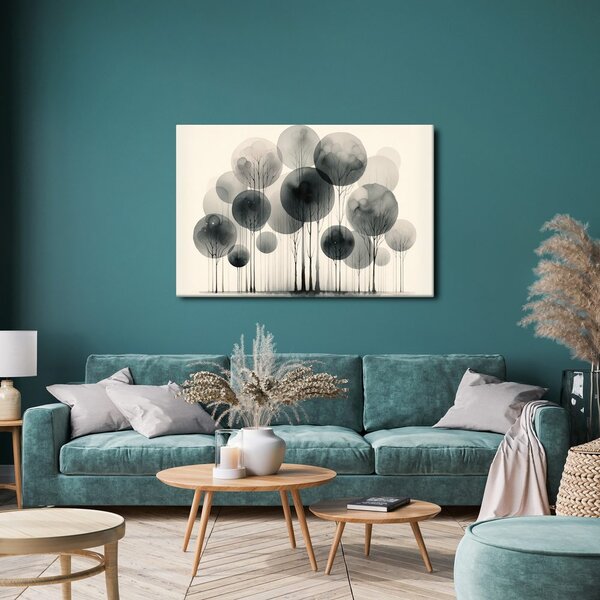 Quadro su tela – Albero della vita mistico nella nebbia