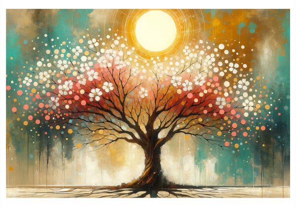 Quadro su tela – Albero della vita sotto il sole
