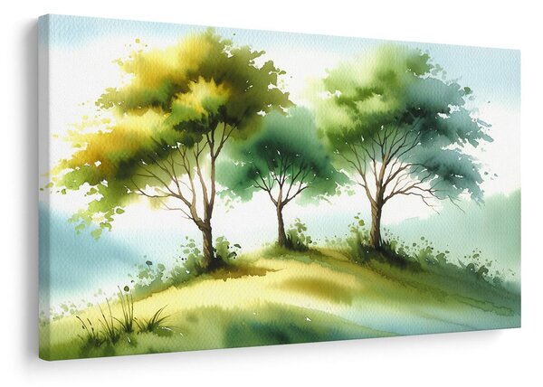 Quadro su tela – Albero della vita nel prato