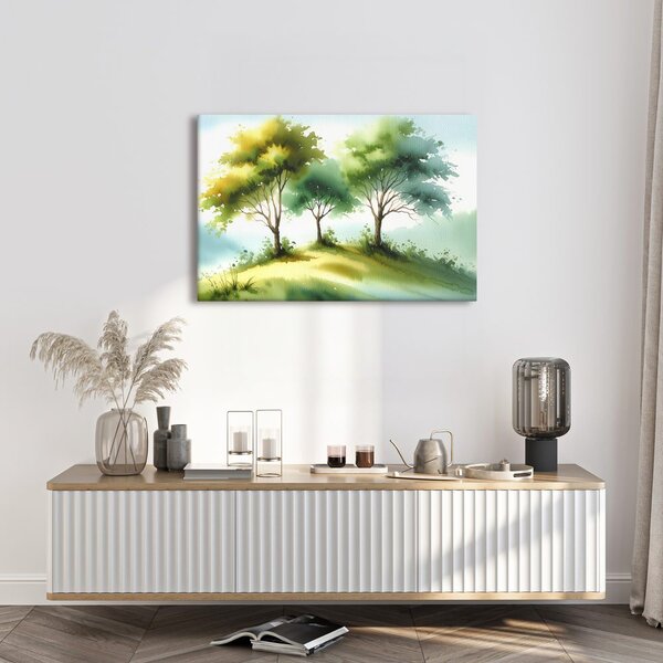Quadro su tela – Albero della vita nel prato