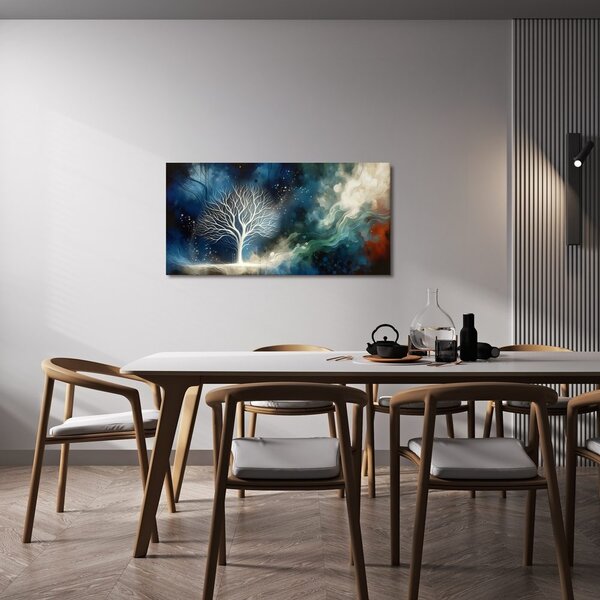 Quadro su tela – Albero della vita magico nello spazio
