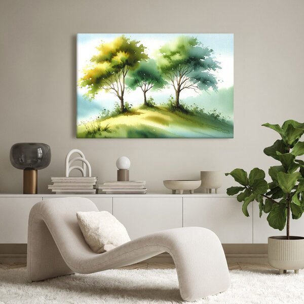 Quadro su tela – Albero della vita nel prato