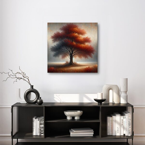 Quadro su tela – Albero della vita splendente nel bosco