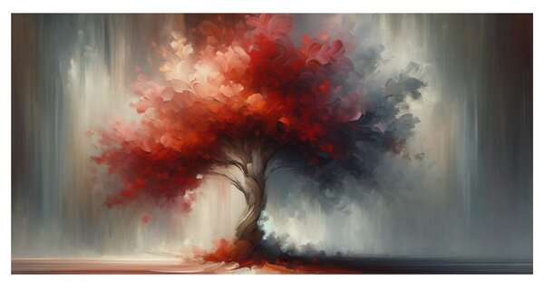 Quadro su tela – Albero della vita nella nebbia