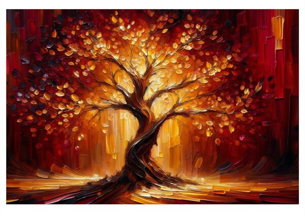 Quadro su tela – Albero della vita splendente