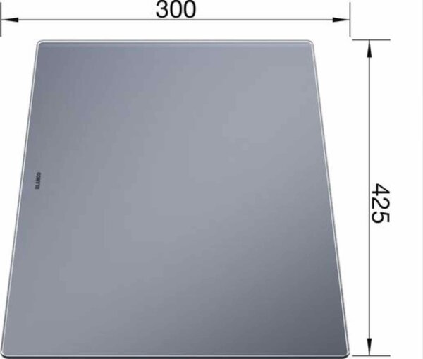 Tagliere Blanco 230970 Vetro di sicurezza