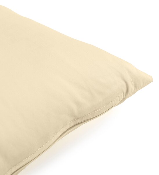 Cuscino Arredo 50X50 Raso AVORIO Raso Di Cotone Caleffi