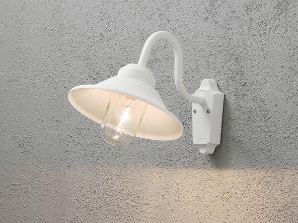 Grande applique da esterno a LED della casa di campagna Illuminazione della casa, illuminazione della facciata, bianco