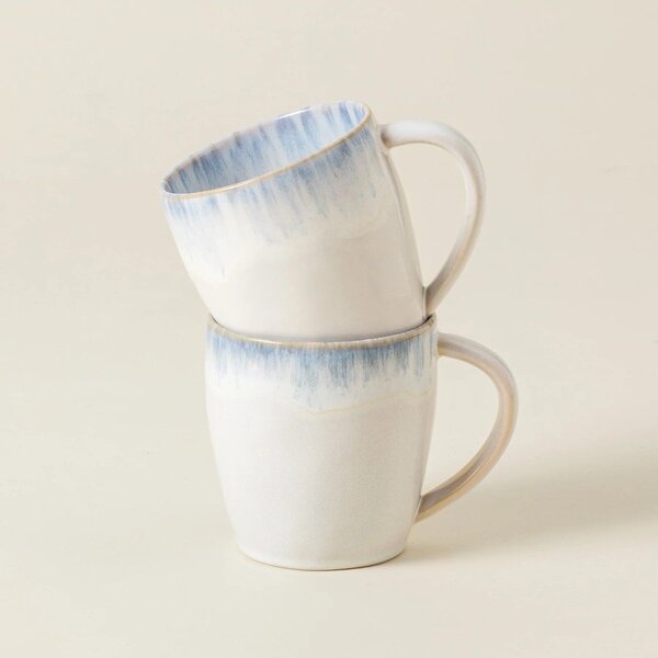 Tazza in gres azzurro-bianco 440 ml Brisa - Costa Nova