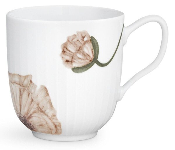 Tazza in porcellana bianca Poppy, 330 ml Hammershøi - Kähler Design