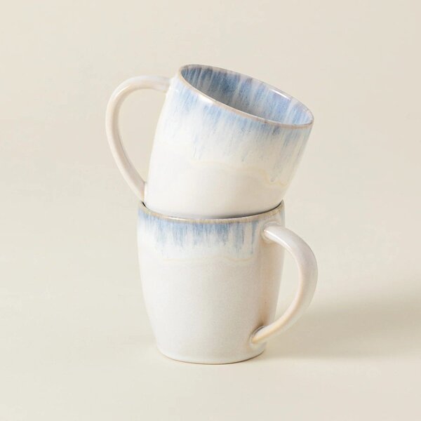 Tazza in gres azzurro-bianco 440 ml Brisa - Costa Nova
