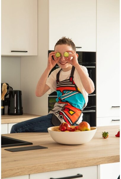Grembiule per bambini in cotone riciclato Hero - Tiseco Home Studio