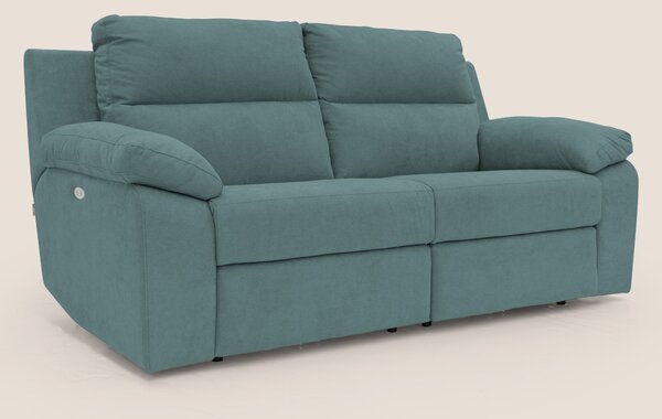 Romeo Divano relax con recliner elettrico in morbido tessuto impermeab