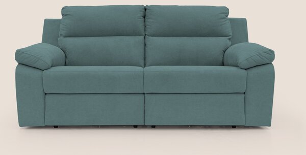 Romeo Divano relax con recliner elettrico in morbido tessuto impermeab