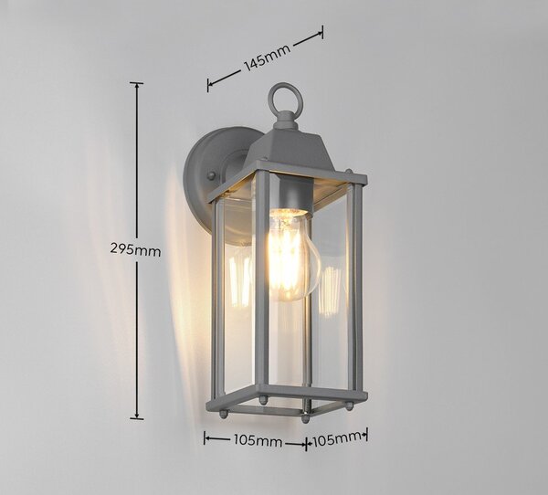 Apparecchio a parete per esterni (altezza 29 cm) Olona - Trio