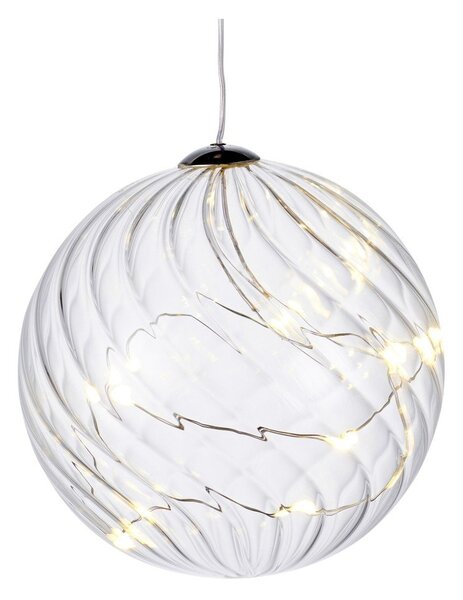 Decorazione luminosa a LED Sfera, Ø 10 cm Wave - Sirius