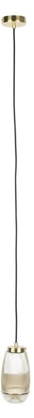 Lampada a sospensione color oro con paralume in vetro ø 12 cm Robin - White Label