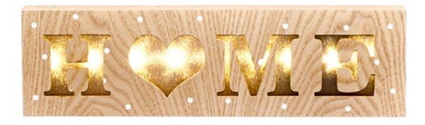 Decorazione luminosa in legno appesa Sweet Home - Dakls