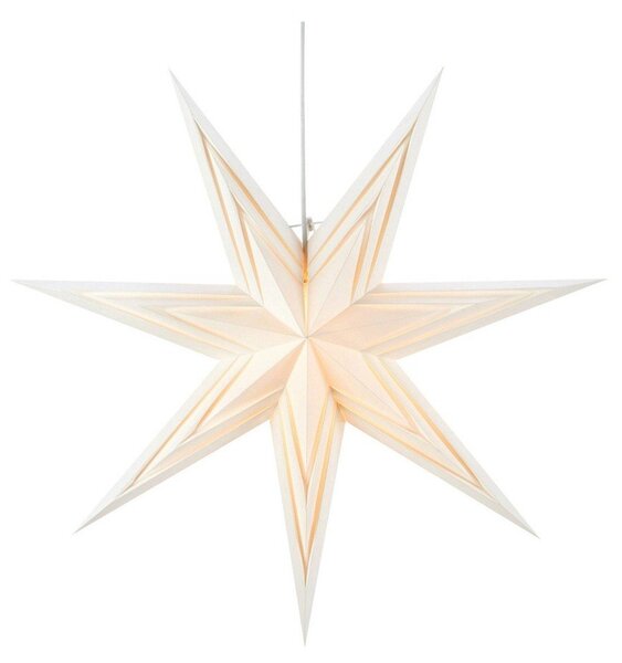 Decorazione luminosa a sospensione bianca con motivo natalizio ø 70 cm Sombra - Markslöjd