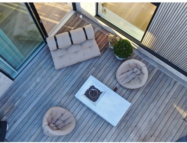 Design OUT™ Nido White Outdoor Sofa Chair Out Niddo - Karup Design