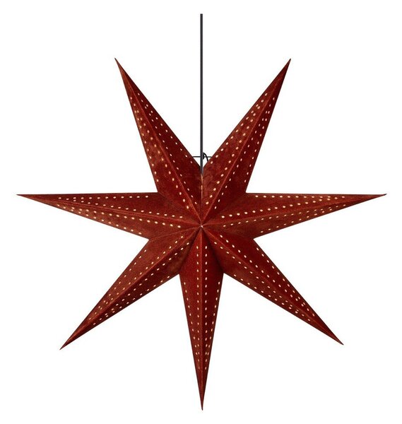 Decorazione luminosa rossa con motivo natalizio ø 75 cm Embla - Markslöjd