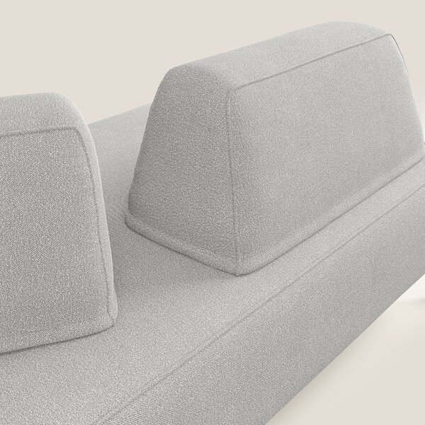 Newton divano modulare con schienali movibili T07 grigio