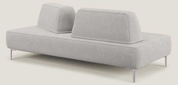 Newton divano modulare con schienali movibili T07 grigio