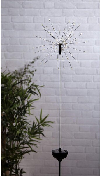 Apparecchio solare a LED per esterni con LED bianchi , altezza 100 cm Firework - Star Trading