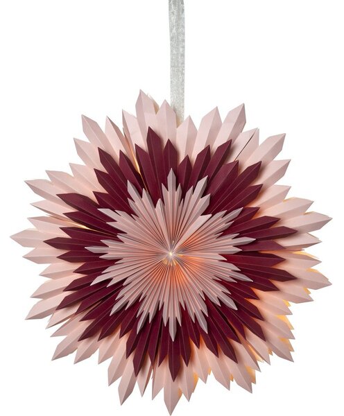 Decorazione natalizia rosa , ø 60 cm Ice - Star Trading