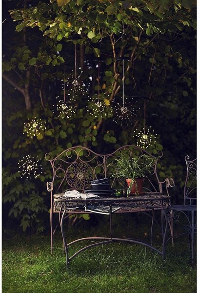 Apparecchio solare a LED per esterni con LED bianchi , altezza 100 cm Firework - Star Trading