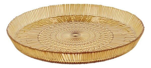 Piatto da portata in vetro arancione ø 30 cm Kusintha - Bitz