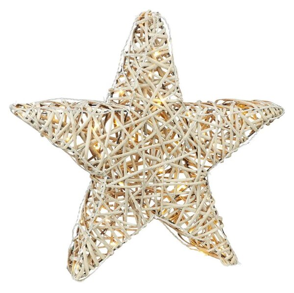 Decorazione luminosa per esterni con motivo natalizio in colore naturale ø 50 cm Sofus - Markslöjd