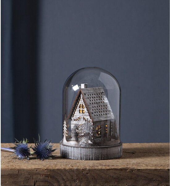 Decorazione luminosa marrone con motivo natalizio ø 12,5 cm Kupol - Star Trading