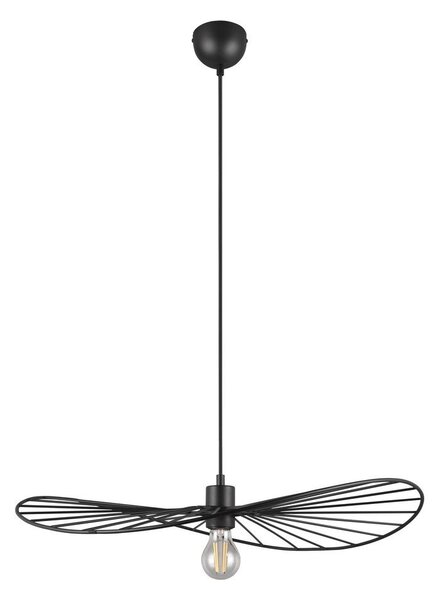 Nero opaco apparecchio a sospensione ø 60 cm Chapeau - Reality