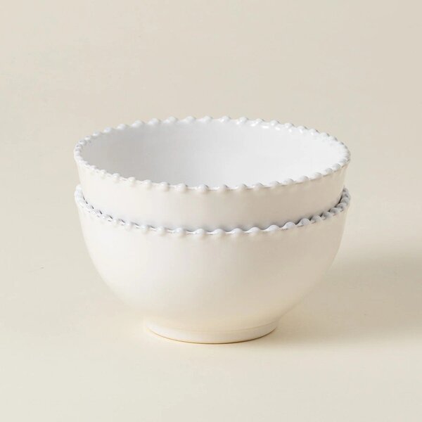 Ciotola in gres bianco , ⌀ 16 cm Pearl - Costa Nova