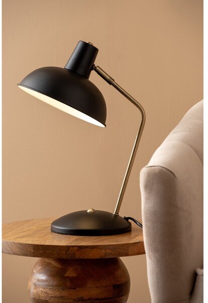 Lampada da tavolo nera Hood - Leitmotiv