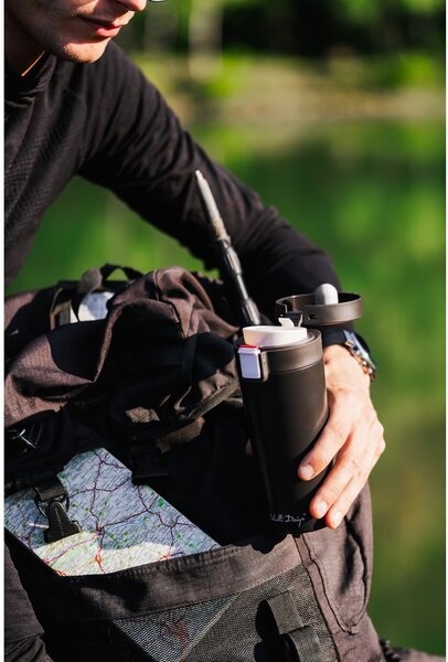 Termos da viaggio nero, 400 ml Fuori - Vialli Design