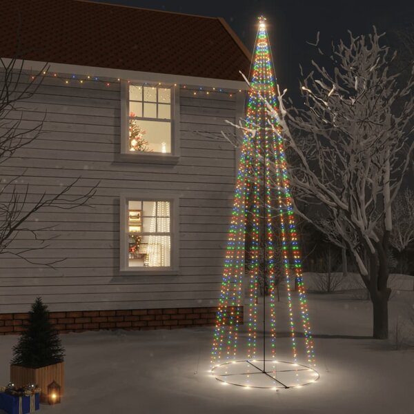 Albero di Natale Con luci Incorporate Colorate RGB 180cm 310 LED