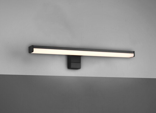 Lampada da parete LED nera opaca Lino – Trio