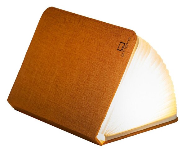 Decorazione luminosa arancione con ricarica USB Booklight – Gingko