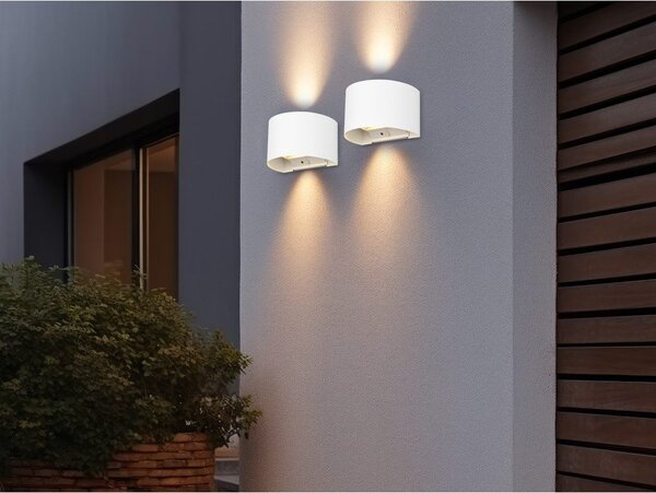 Illuminazione esterna LED con sensore di movimento da parete (altezza totale 10 cm) Talent – Reality