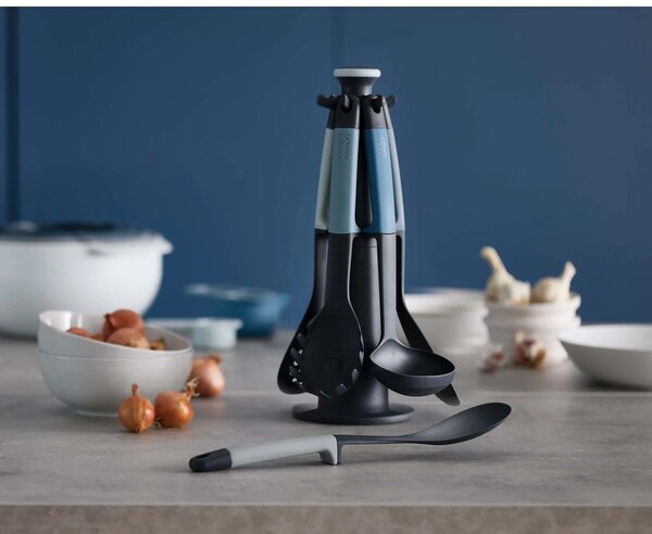 Set di 6 utensili da cucina con supporto Elevate Elevate™ Sky - Joseph Joseph
