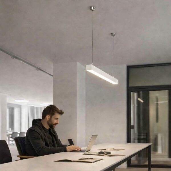 Brilagi - Lampada a sospensione FULLDAY LED/10/15/20W/230V 2700/4000/6000K 60 cm bianca