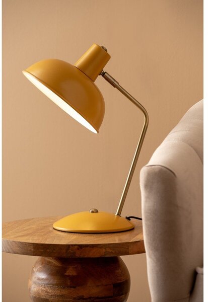 Lampada da tavolo gialla Hood - Leitmotiv