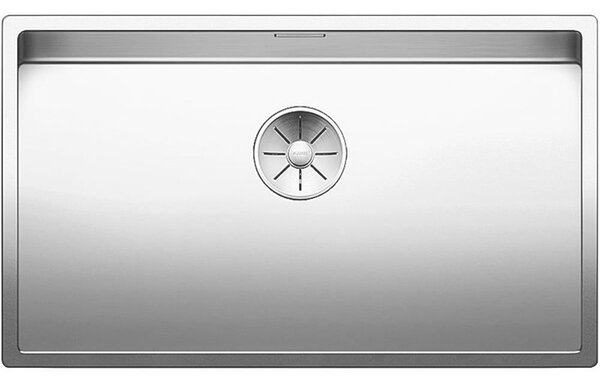 Lavello BLANCO CLARON 700-IF in acciaio inox satinato con valvola InFino® a comando manuale / vasca in acciaio inox