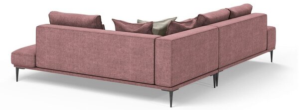 Divano letto angolare rosa, angolo destro Liege - Interieurs 86