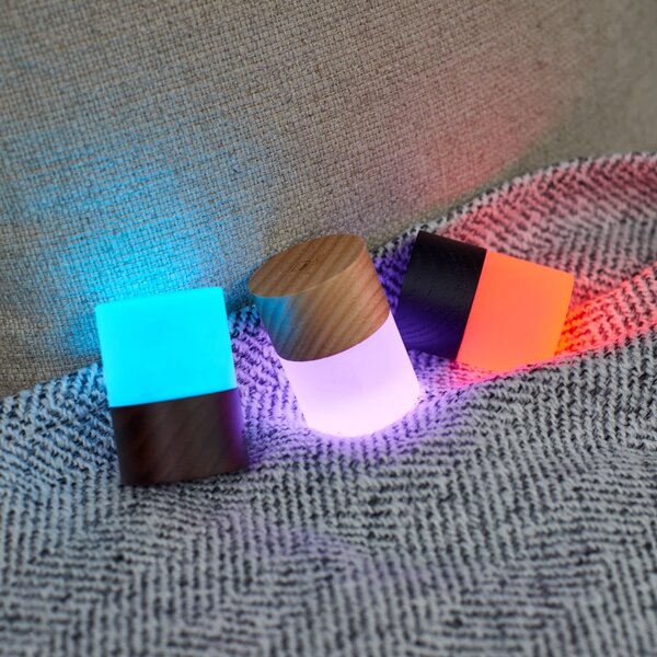 Decorazione luminosa di colore naturale con ricarica USB ø 4,5 cm Lemelia – Gingko