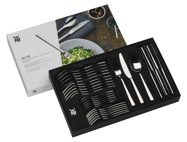 Set di 30 posate Cromargan® in acciaio inossidabile Boston - WMF