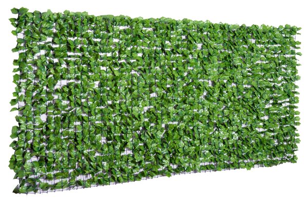 Arella Siepe Artificiale per Balcone e Giardino 300x150 cm in PE Verde