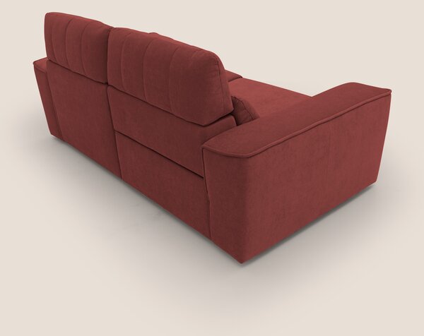 Clark Divano modulare con opzione relax elettrico in tessuto smacchiab
